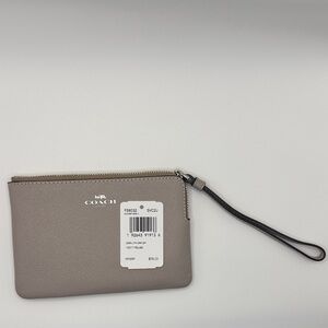Coach Gray Key & Card Holder